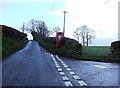 Phone box near Upper Pentre in SY15 6HR