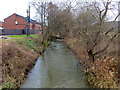 River Alyn from Leadmill Bridge in CH7 1UQ