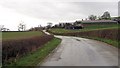 Lane approaching Hem farms in SY21 8ND