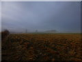 Misty morning fields in KY15 4NF