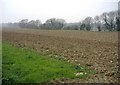 Ploughed field, at Gate Farm in BS35 3JY
