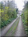 Track to White Cottage, Alveston Down in BS35 3RH