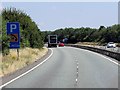 Eastbound A14 near Harrington Lodge in NN6 9NT