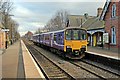 Northern Rail Class 150, 150116, Hough Green railway station in WA8 7HR