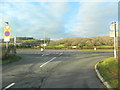 Lane junction with the A473 in CF35 5LJ