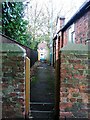Footpath Between the Church and the High Street, Wolviston in TS23 3SX