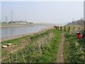 Footpath by the River Dee in Queensferry Community