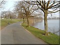 Pathway around Hogganfield Loch in G33 6NJ