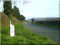 Milepost by the old road in DL6 3NH