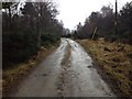 Gravel road to Upper Lenie in IV63 6XF