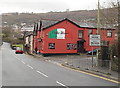 Miskin boundary sign viewed from Mountain Ash in CF45 4HT