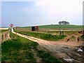 Avebury Down from the Wessex Ridgeway, near Avebury, Wiltshire in SN8 1RE