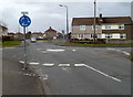 Vivian Park Drive mini-roundabout, Port Talbot in SA12 7QA