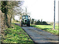 Farm traffic on King's Lane in NR34 8TE