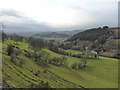 Valley view from part of Glyndwr's Way in SY22 6YB