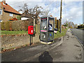 Telephone Box & Sycamore Cottage Windmill Hill Postbox in IP9 2LE