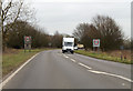 Entering Foxley on Fakenham Road (A1067) in NR20 4QN