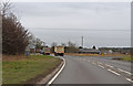 Fakenham Road, approaching junction with B1145 in NR20 4RP