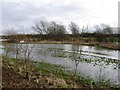 Flooded watermeadow in HP19 9TZ