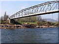 Pipe bridge over the Usk/Wysg in NP7 5HS