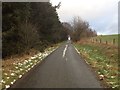 Minor road past Cranna Wood in AB51 8XD