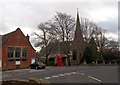 Church and Village Hall in Quarndon in DE22 5LA