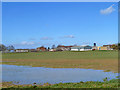 Flooded field near Blantyre House in TN17 2ND