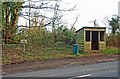 Bus shelter by the B4196 road, near Astley, Worcs in DY13 0RU