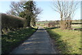 Lane towards Gunthorpe in Briningham
