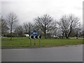 Roundabout at Dunball in Walpole