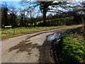 Bend at northern end of Hurst Lane in Froxfield and Privett