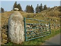 Gatepost near Ballachuan Loch in PA34 4RA
