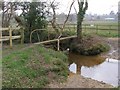 Footbridge over Ditchend Brook, south of Godshill in Fordingbridge, Godshill & Hyde Ward
