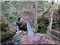 Pontdroed Nantyffin / Nantyffin  footbridge in SA18 2LD