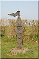 National Cycle Network signpost/sculpture in OX20 1AS
