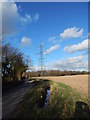 Pylon in between Polstead and Polstead Heath in CO6 5BQ