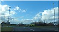 Roundabout on the A500 at Shavington in CW2 5XE
