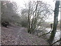 Footpath beside the River Derwent at The Cliff in YO41 1AT