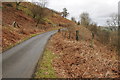 Country road above Gaufron in LD6 5NY