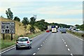 Westbound A14 Newmarket Bypass in CB8 7HW