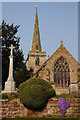 Chaddesley Corbett church and War Memorial in DY10 4QP