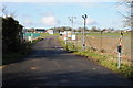 Entrance to Aston Down airfield in GL6 8HX