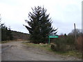 Entry to Corrennie Forest in AB51 7SB