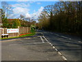Looking east along Aldershot Road from Coxmoor Close in GU52 6AZ