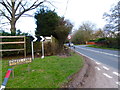 Looking east on the A287 from Dares Lane in GU10 5BB