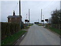 Level crossing on Willows Lane in PE22 0TE