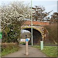 Orttewell Road rail bridge in IP32 7HE