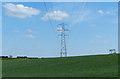 Electricity pylon near Hindle Top Farm in Melton District (B)