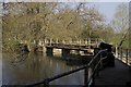 Footbridge and Mill leat in DT10 2HD