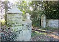Gate piers, Venn House in PL19 8RR